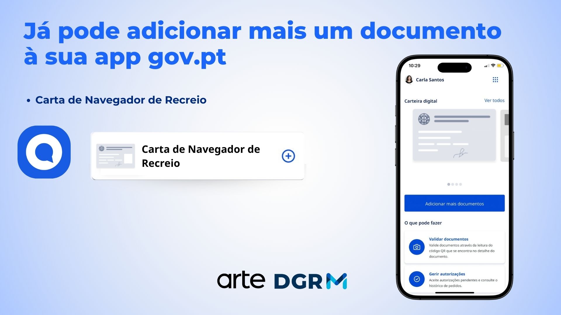  Carta de Navegador de Recreio já disponível na app gov.pt 