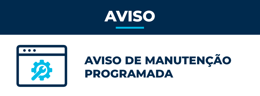  Aviso de Manutenção Programada 