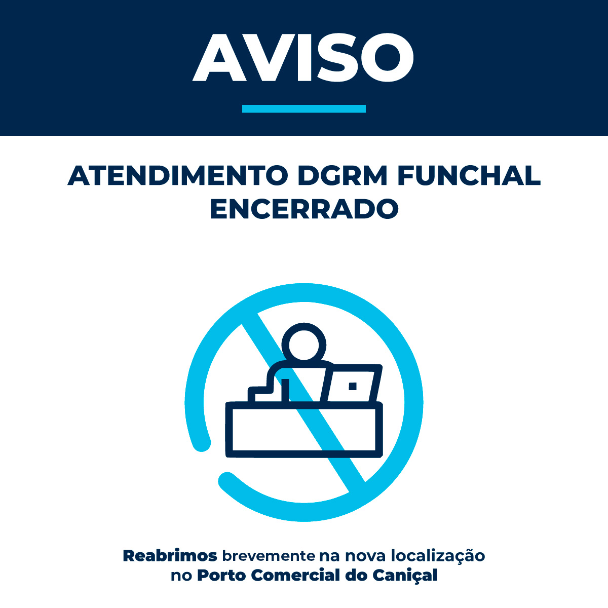  Mudança de instalações no atendimento ao público mediado/assistido BMar na Madeira 